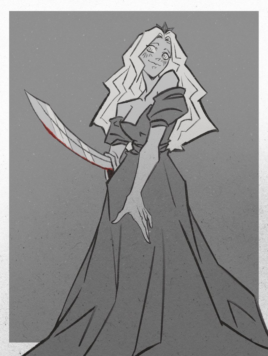 ngc7009art's tweet image. Day 16 — the Razor. No she doesn't have any knives, stop asking!
#slaytheprincess #SLAYTOBER