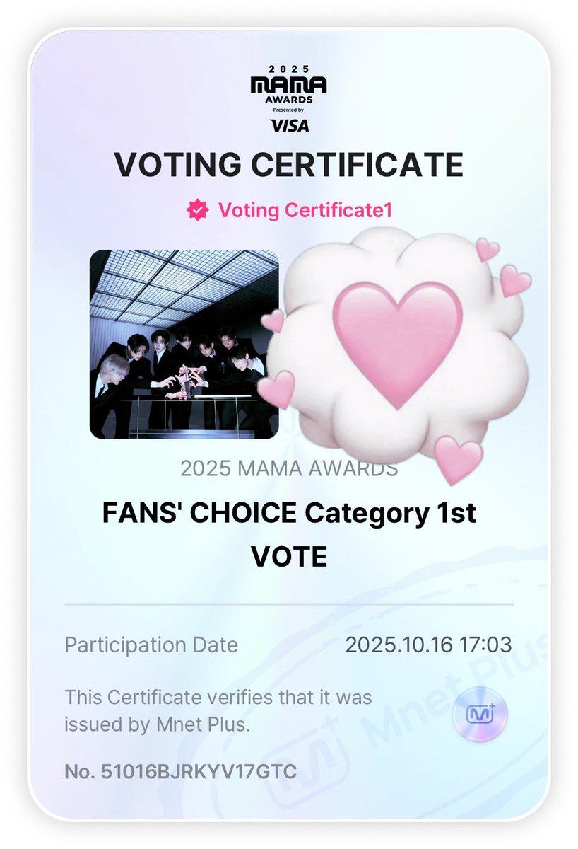 mainlyjay's tweet image. cast your daily vote for enhypen on mnet app!! every vote counts 🗳️

I vote for #enhypen on #2025MAMAVOTE