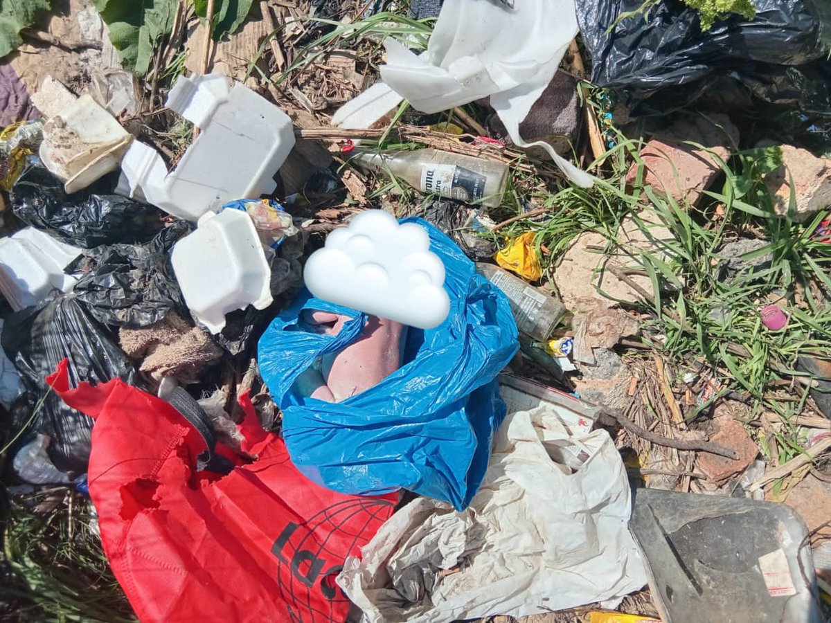 [JUST IN] Another newborn baby was found dumped inside the Jukskei River in Alexandra. This is the 8th newborn baby found dumped in Alexandra this year alone.