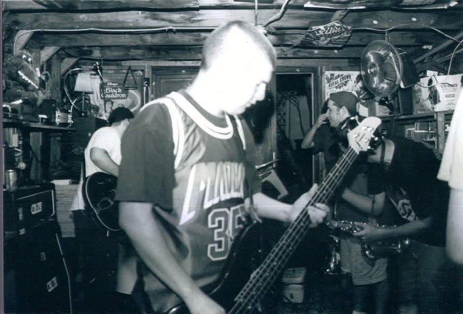 Pete! 1999! Monson! MA! 
#pete #bass #base #ska #skarmyofdarkness #skarmy #ladieswholift