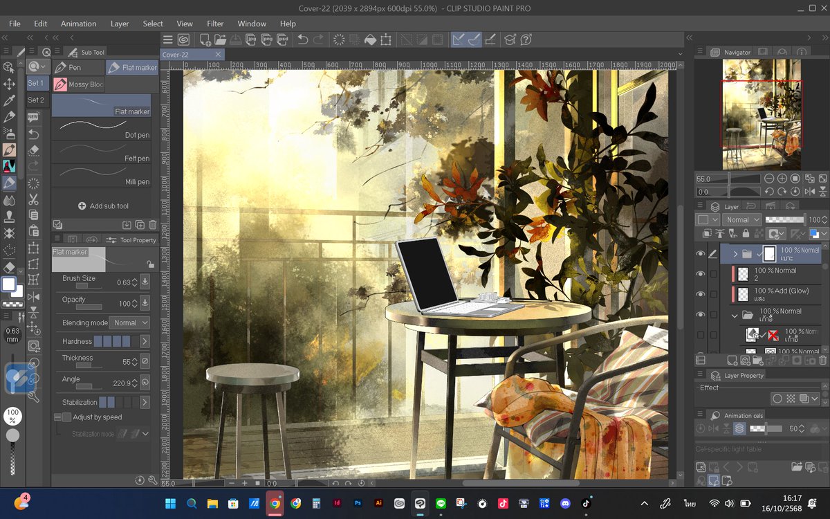 WIP✨ 555555 ปกสำจ้าา โทนสีที่สะใจมากกกก