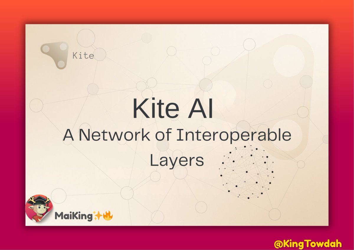 I made a post yesterday about how Kite AI is powering payments in the Agentic Internet by incorporating AP2 (x.com/KingTowdah/sta…), and someone asked a question about how sustainable Kite's infrastructure is... 

This post is to address that question..

Firstly, The