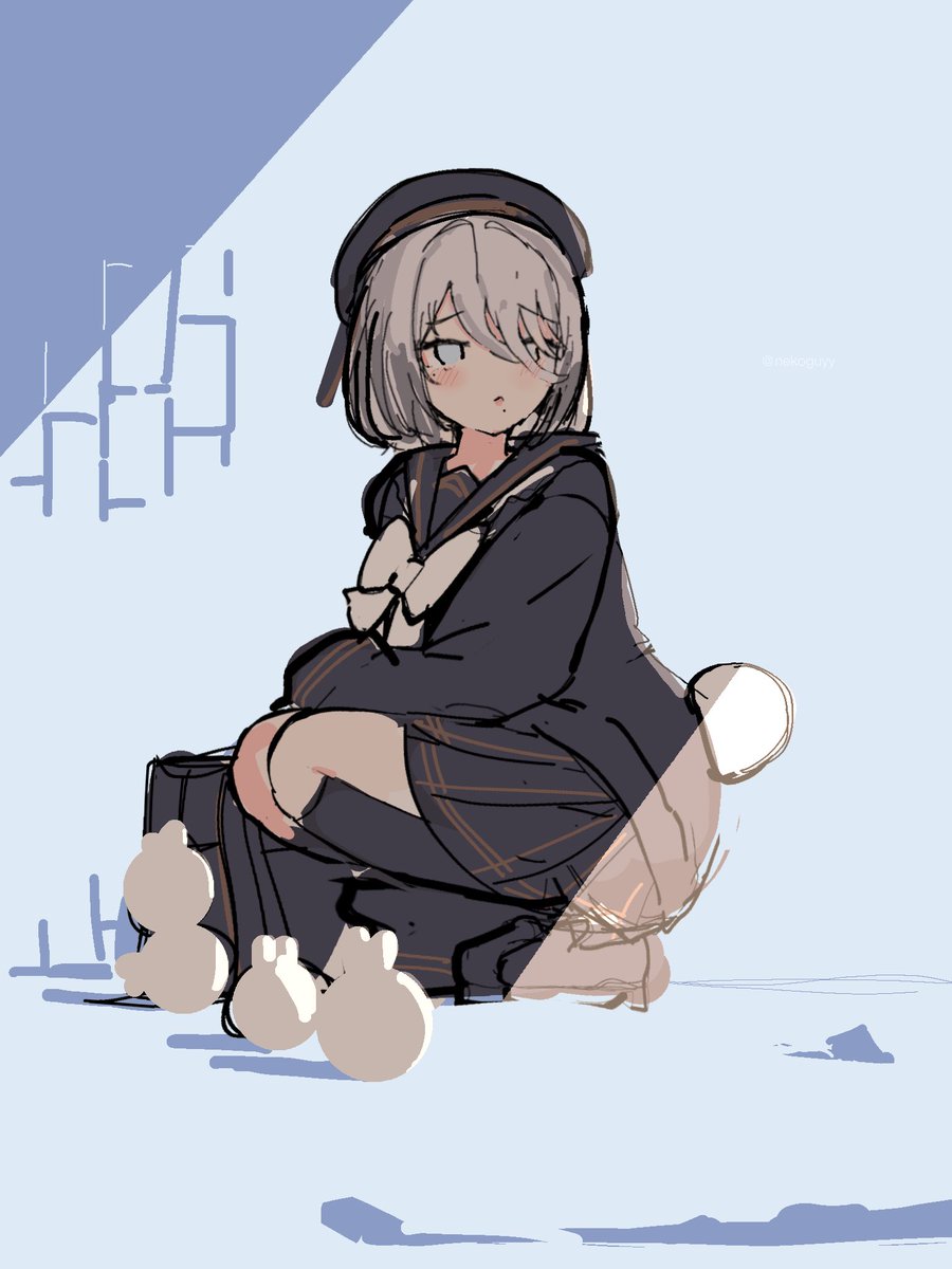 「」|猫飼い/Nekoguyのイラスト