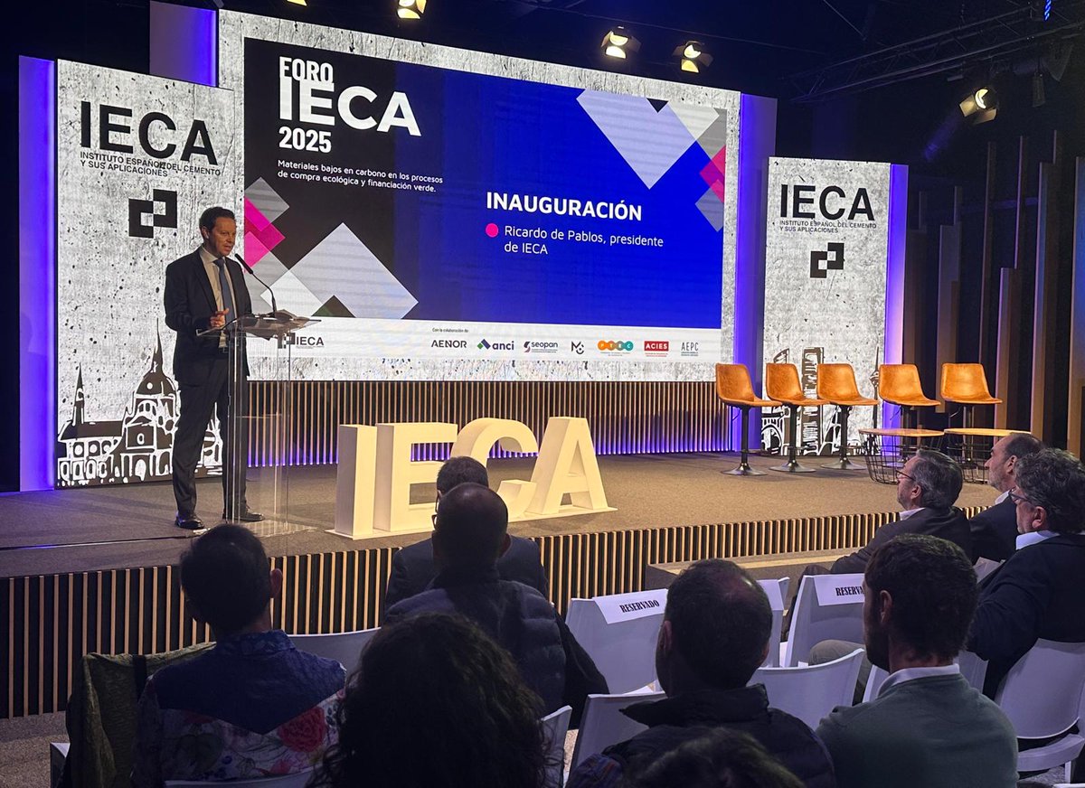 📢 El Foro #IECA 2025 reclama criterios objetivos para impulsar la compra pública #verde

🚧 La última edición del Foro IECA, analiza en Madrid las barreras que aún existen para que los materiales de baja huella entren en las licitaciones públicas.

📌 cemento-hormigon.com/el-foro-ieca-2…
