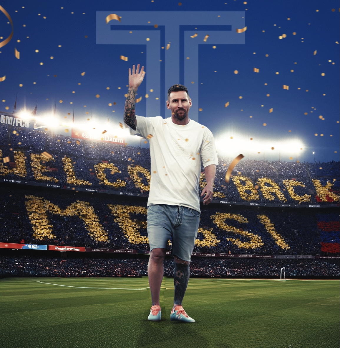 TouchlineX's tweet image. 🚨 𝗘𝗫𝗖𝗟𝗨𝗦𝗜𝗩𝗘: Joan Laporta is working on a MAJOR honoring tribute for Lionel Messi at the new Camp Nou.
The plan is for it to take place in the late summer of 2026 when the stadium has full capacity (104.000).
It would be the greatest tribute in sports history! ✨
