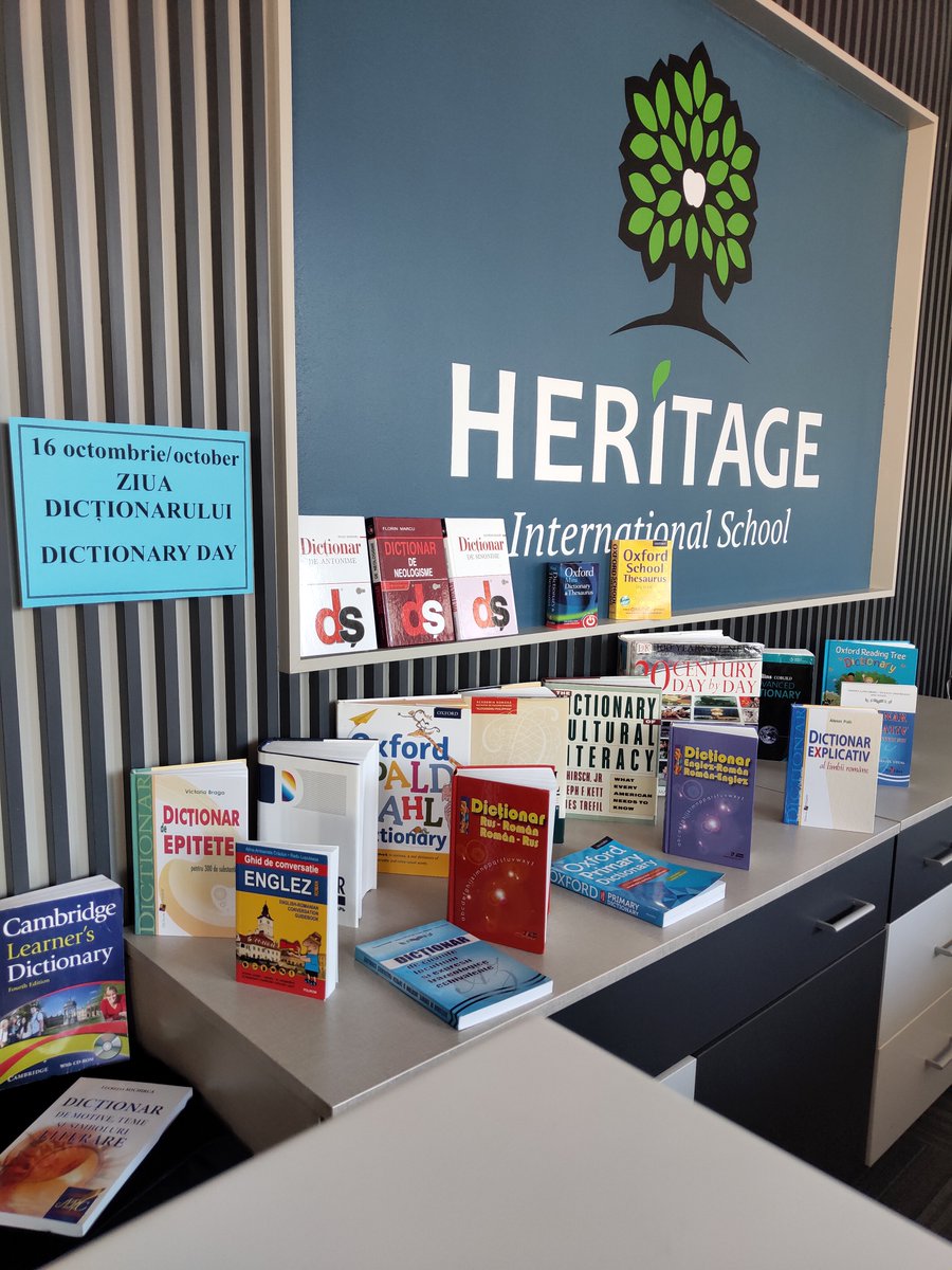 EminescuLibrary's tweet photo. On Dictionary Day, October 16, the Eminescu Library presented readers with a collection of dictionaries from its collection. https://t.co/3i1ceLwNVD