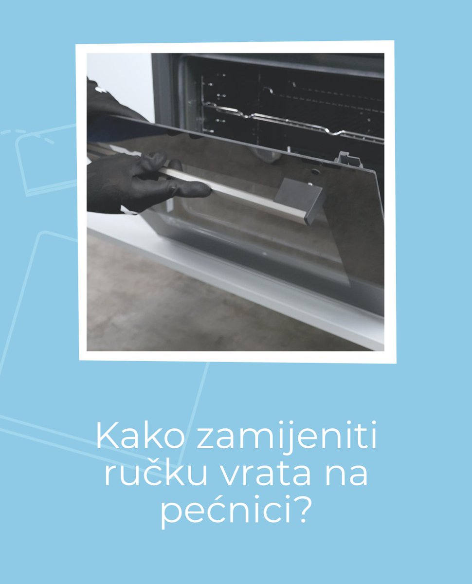FixPart_hr's tweet photo. Treba li zamijeniti ručku vrata tvoje pećnice? Evo kako to učiniti! 
#FixPart https://t.co/j1acsDffjT