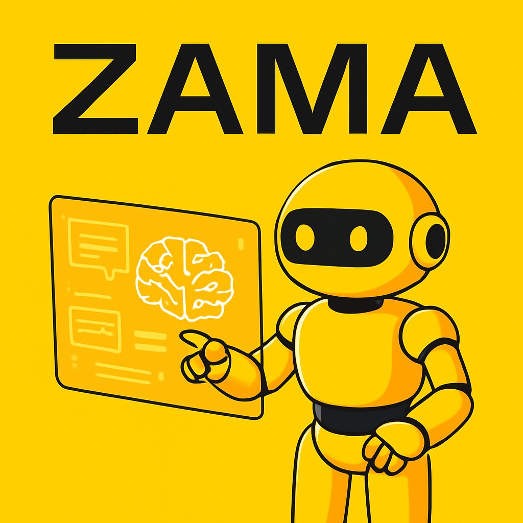 #ZamaCreatorProgram <a href="/zama_fhe/">Zama</a>  Thread: Why Zama’s Airdrop is a Moonshot You Don’t Want to Miss
1/ 🚀 What is Zama?
Zama is building state-of-the-art Fully Homomorphic Encryption (FHE) tools for blockchain and AI — meaning data stays encrypted even while being processed.