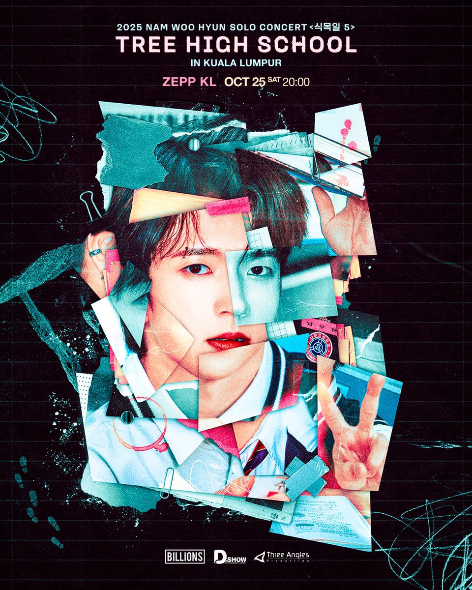 theseoulstory's tweet photo. [#TREEHIGHSCHOOLinKL] 🇲🇾 Inspirits! Are you ready for '2025 NAM WOO HYUN CONCERT <식목일5 - TREE HIGH SCHOOL> IN KUALA LUMPUR? 🌳💫

🗓️ October 25, 2025 (Sat)
🕗 8PM
📍 Zepp KL
🎟️ https://t.co/MSv7Vcim0w

Brought to you by @Threeanglespro 

#NAMWOOHYUNinKL
#NWH_5TH_SOLO_CONCERT https://t.co/jiIdY6Y3r4