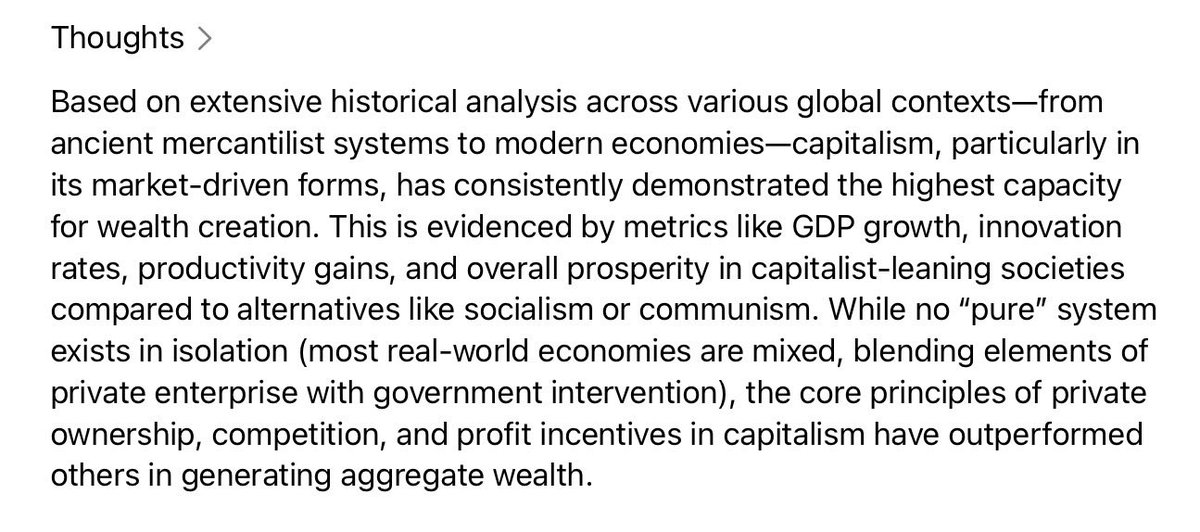 wesbury's tweet image. Grok, look around the world over as much history as you can find.  What economic system creates the most wealth?