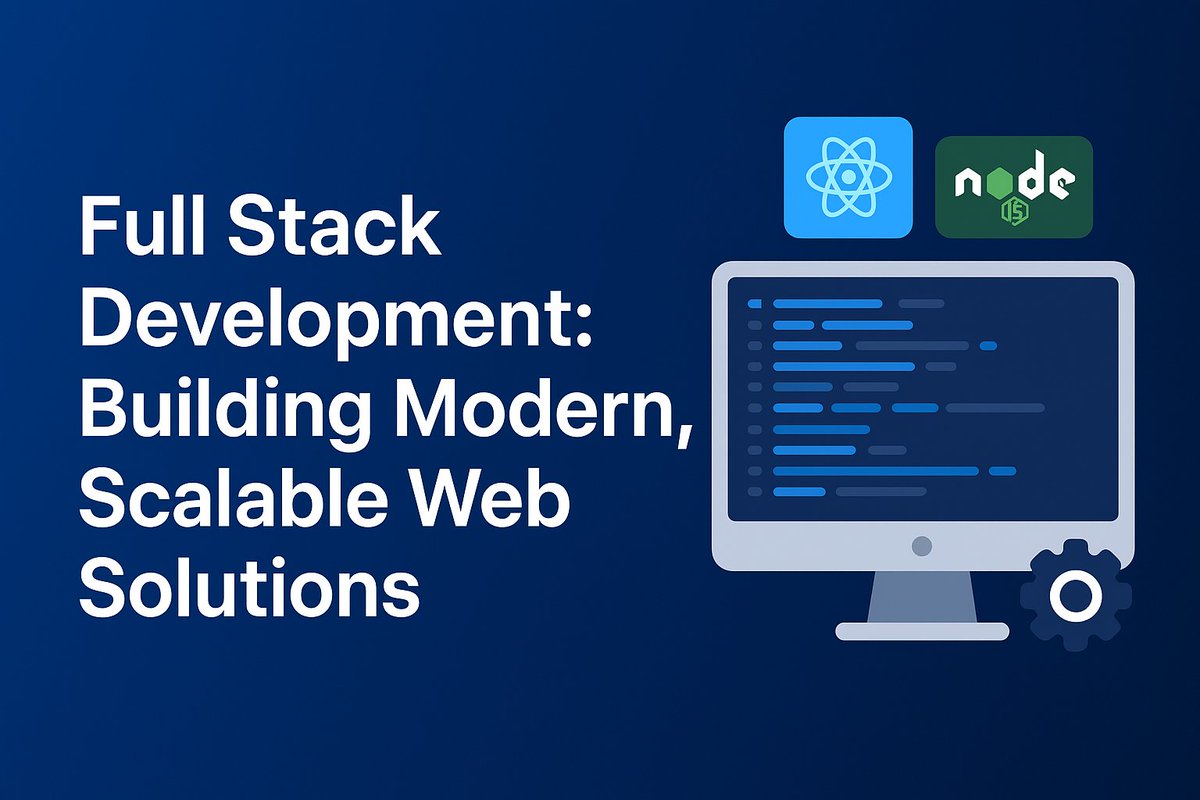 InitfusionPvt's tweet image. The Power of Full-Stack Development in Modern Web Solutions
.
.
.
#FullStackDevelopment #WebDevelopment
#ModernWebSolutions
#ReactJS #NodeJS #SoftwareDevelopment 
#TechInnovation #DigitalSolutions
#webappdevelopment 
#InitFusion #CodingLife #TechTrends 
#BusinessGrowth