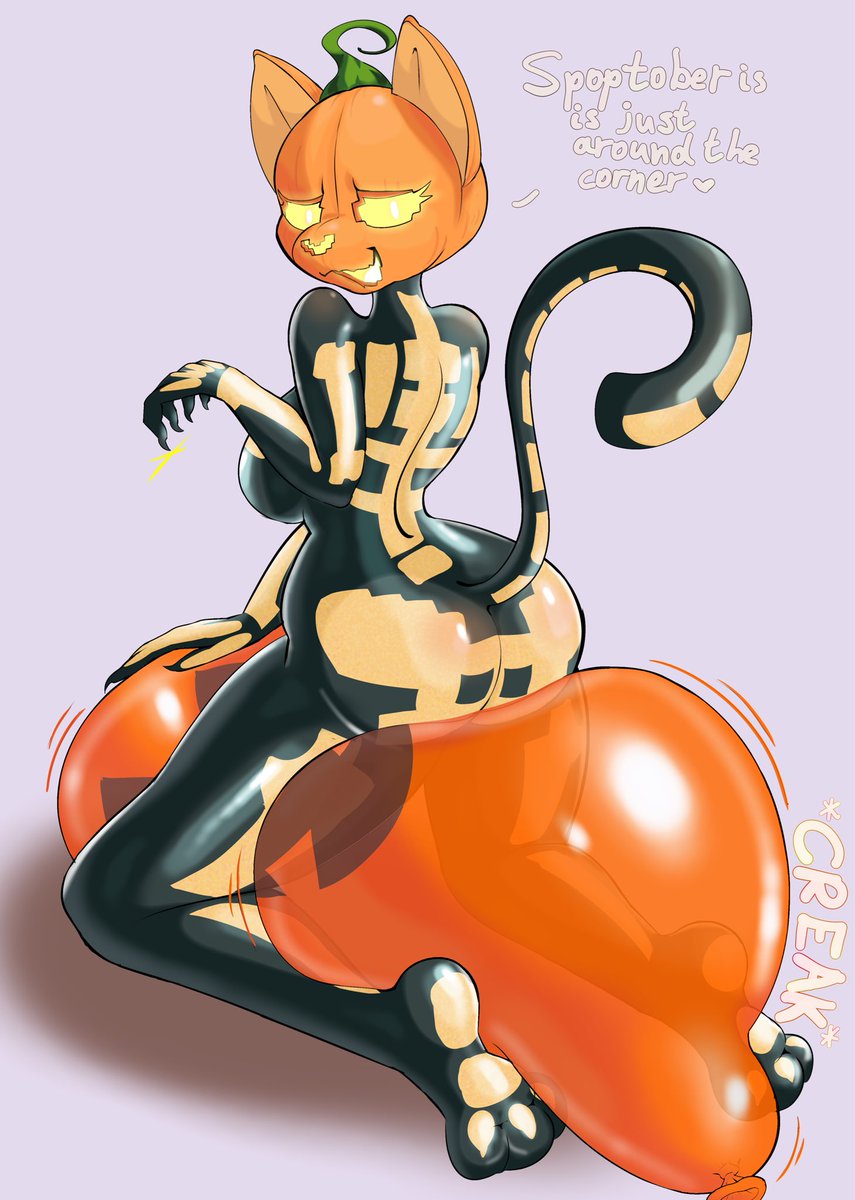 She won’t stop calling it spoptober #furryart #spice #fortnite