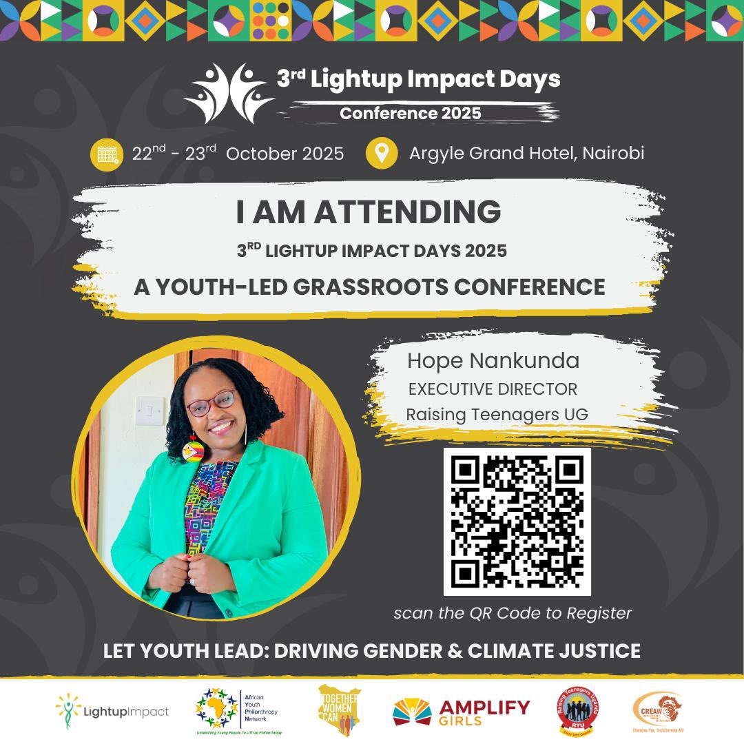 Our team leader <a href="/nankunda20/">Hope Nankunda</a> will be sharing on how youth advocates can turn their ideas into powerful and sustainable movements that drive real change. 

During the “From Passion to Mobilization” session,  she will share the inspiring journey of how #Hike4Girls started as a