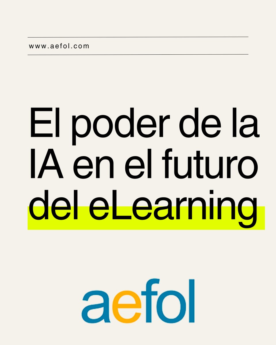 rikkardo1_5's tweet image. 🌟 El futuro del eLearning está aquí 🌟
La IA está transformando la formación digital.
🔗 Descubre más en aefol.com
#eLearning #InteligenciaArtificial #AprendizajeDigital
@AEFOL