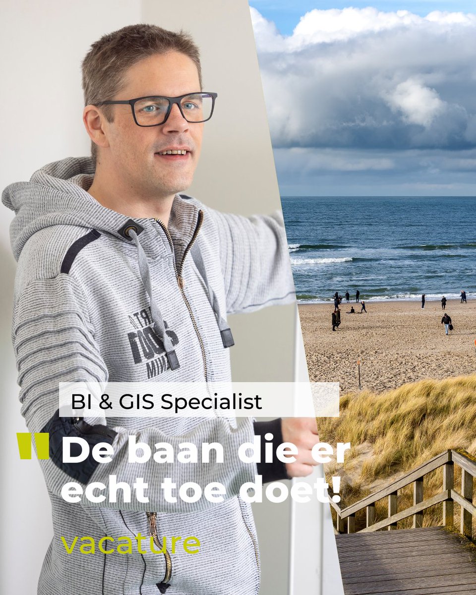 Ben jij een #BI/#GIS-specialist met een passie voor #data én #duurzaamheid? Met jouw expertise in data-analyse en geografische informatiesystemen help je ons om beleid en toezicht slimmer en effectiever te maken.

Bekijk de vacature en solliciteer direct: omgevingsdiensthaaglanden.nl/vacatures/bi-g…