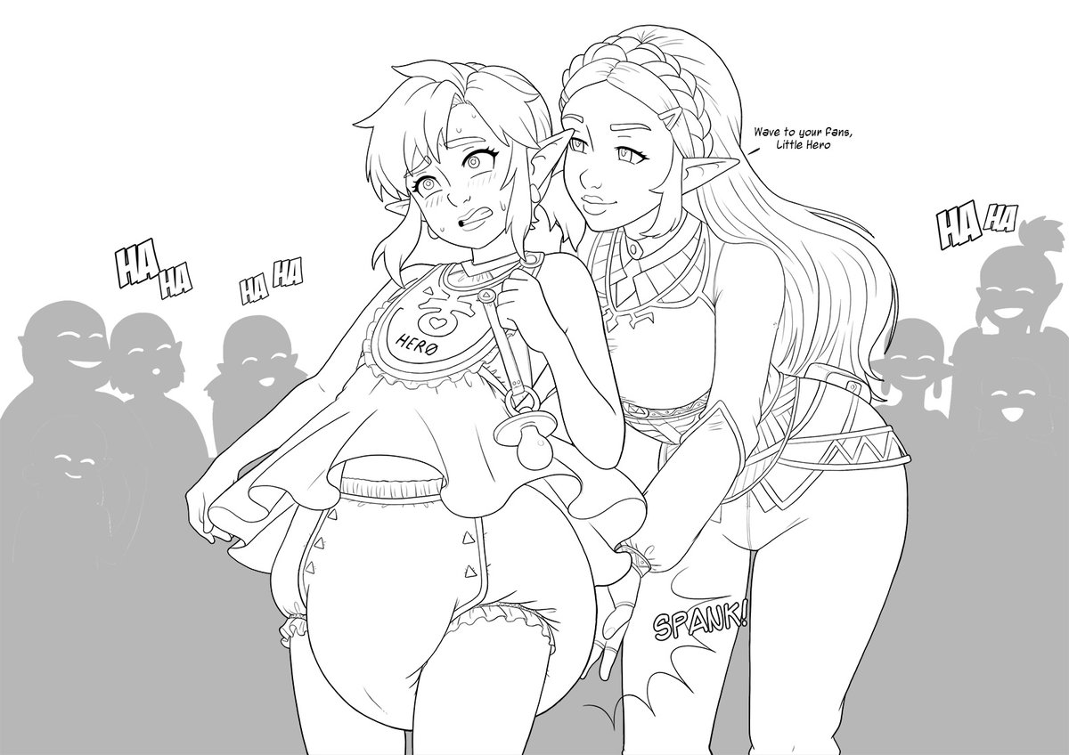 Link, saving Hyrule like only a hero can. #abdl