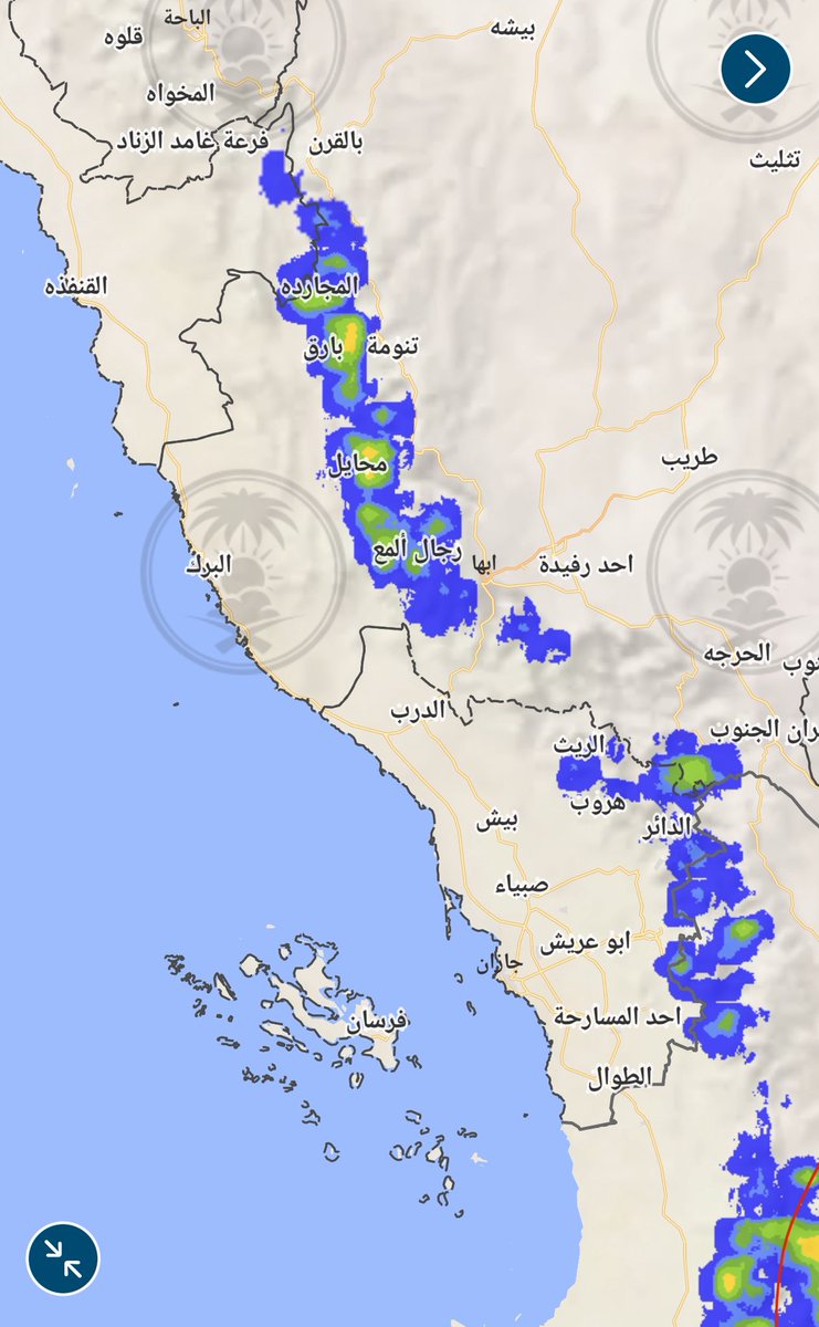 اليوم ان شاء الله حسب مخرجات المركز الوطني للارصاد
