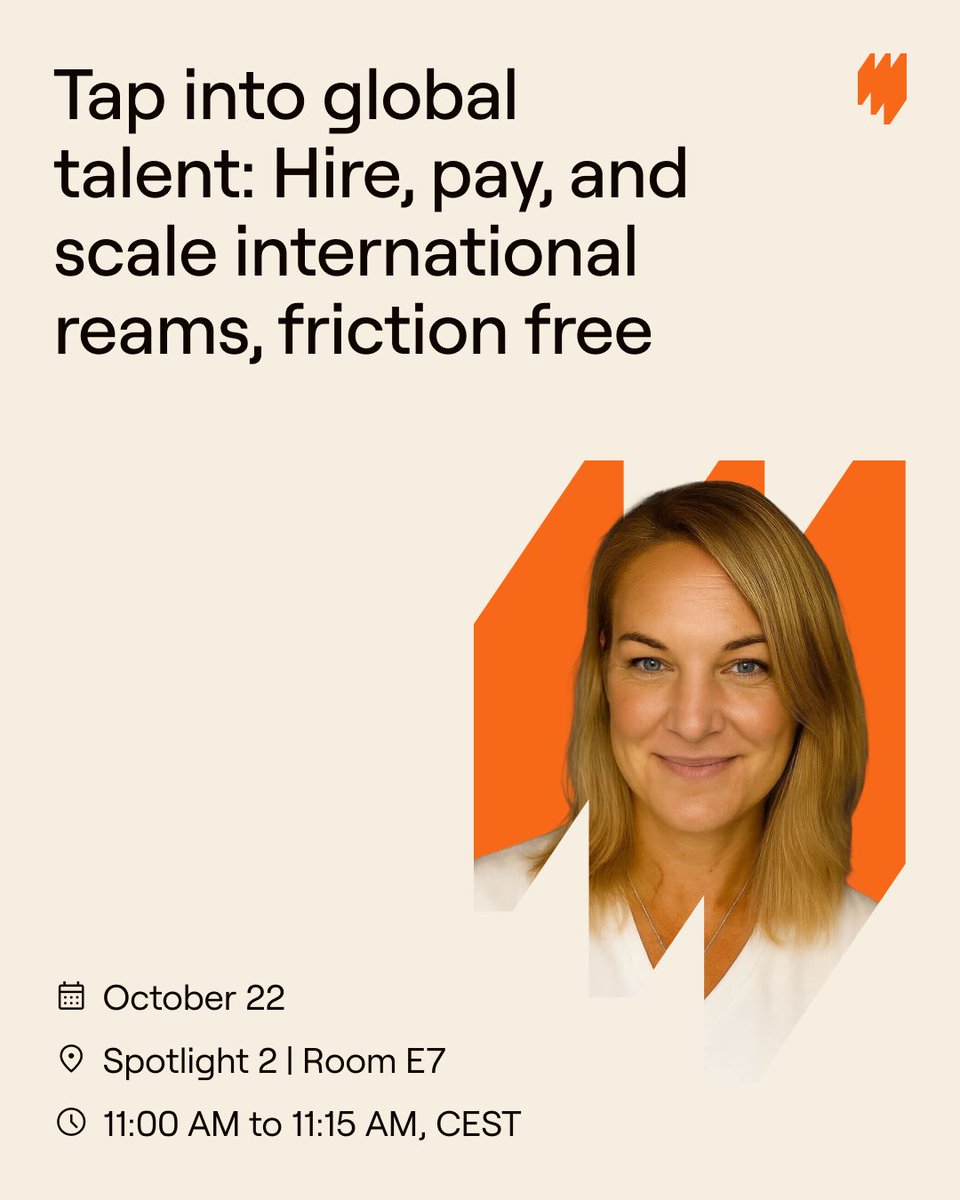 UseMultiplier's tweet image. UNLEASH World Paris is next week! As you&apos;re building your schedule, make sure this is on your must-attend list.

Johanna Sylvander will share a rapid, actionable tips for scaling global teams faster and more cost-effectively. See you in Paris! 

#UNLEASHWorld #globalpayroll