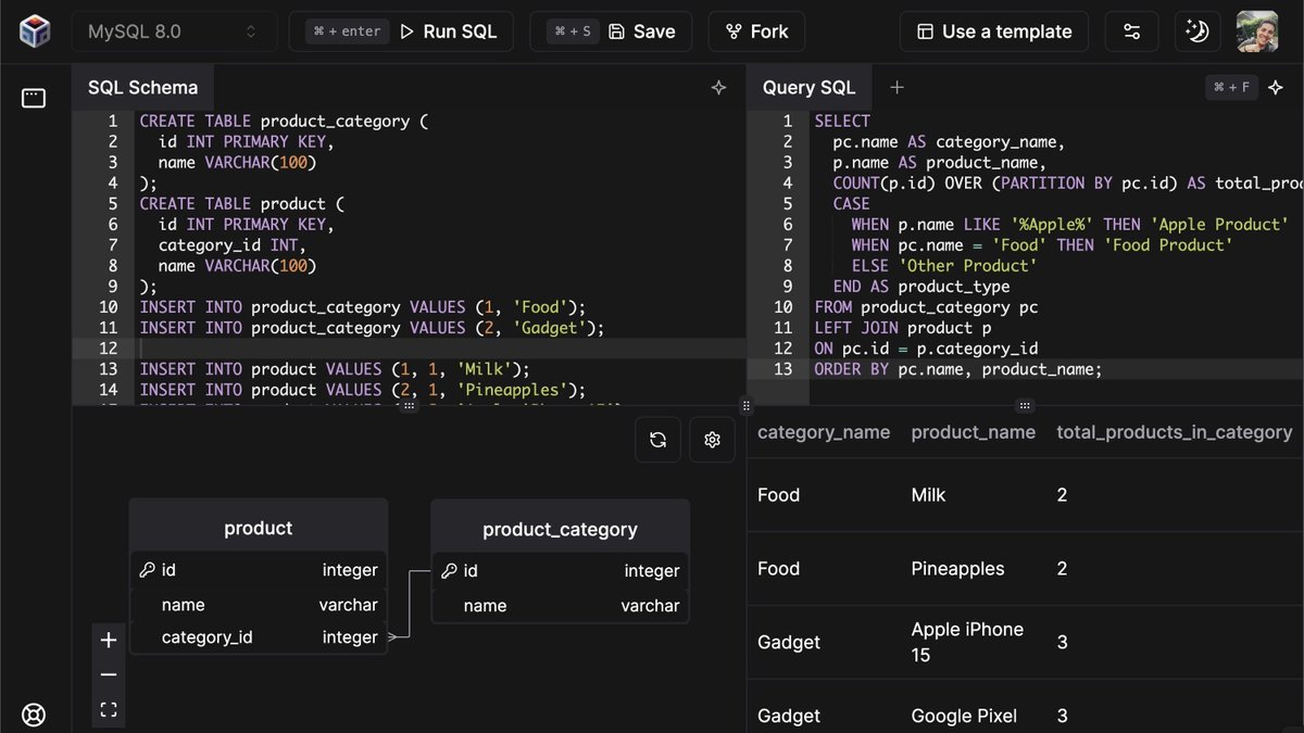 midudev's tweet image. ¿Quieres aprender y practicar SQL sin instalaciones?
Este recurso se ejecuta todo en tu navegador...
¡Y puedes crear bases de datos MySQL y PostgreSQL!
Es gratuito → sqlplayground.app