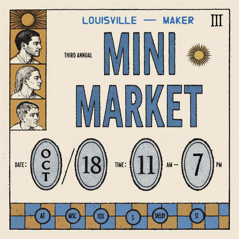 Louisville ppl,

Come to <a href="/misc_goodsco/">Misc. Goods Co.</a> on Saturday for our 3rd annual Mini Market!

A bunch of vendors, food and drank.