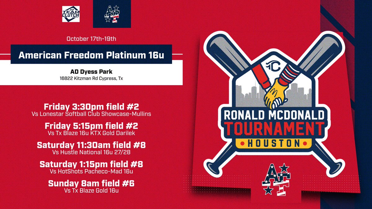 Coaches heading down to Houston this weekend come out to Collins and AD Dyess Parks to watch these girls play. #AFSBALL #RECRUITAFSB #BeBetter