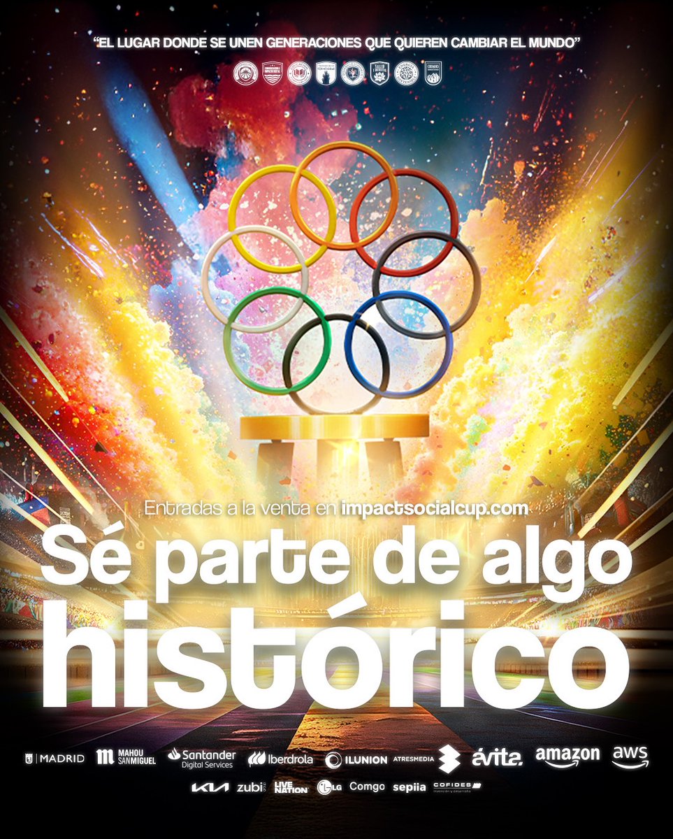 Hoy formaremos parte de Superbowl, de Impact Social Cup, el mayor espectáculo de España para emprendedores que quieren cambiar el mundo. 🌏Porque creemos que el éxito también se mide en propósito.