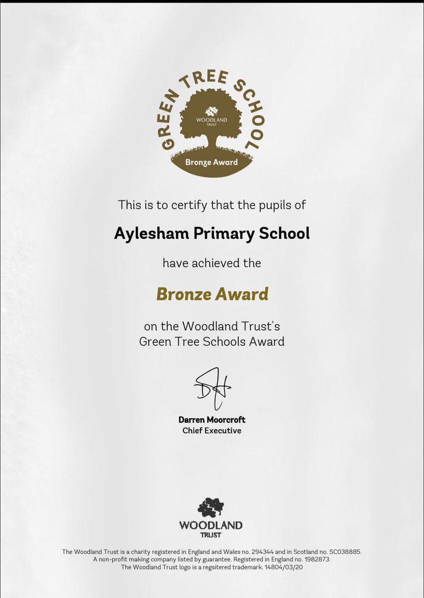 leeks_dan's tweet image. Received our certificate from the woodland trust. Next step silver 🥈