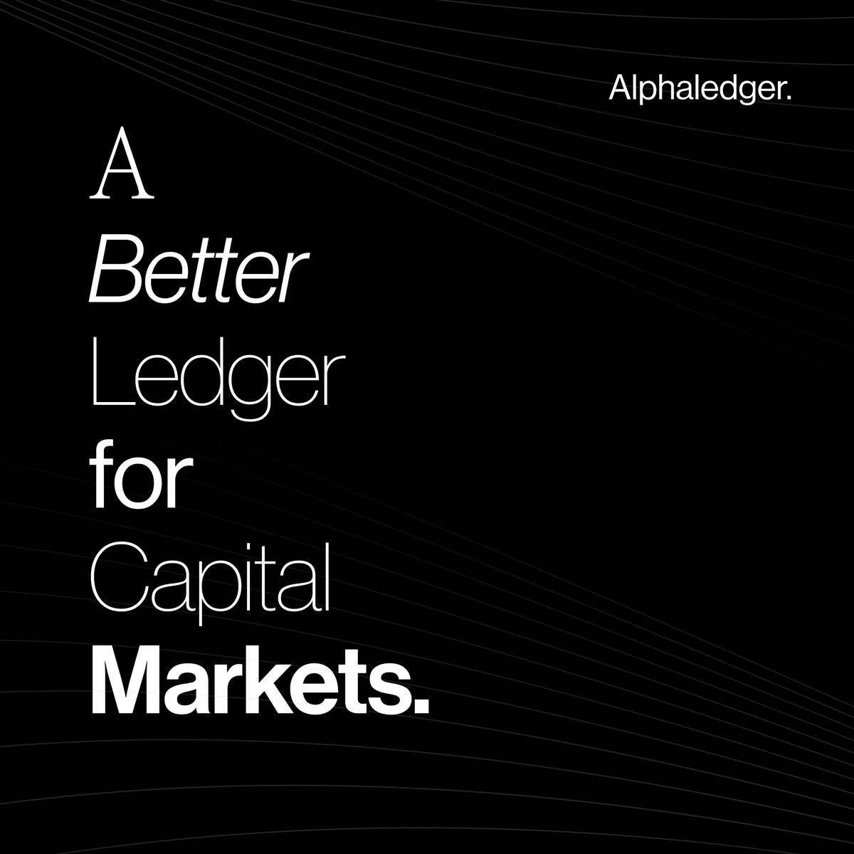 Alphaledger (@alpha_ledger) on Twitter photo Markets move faster than legacy systems can handle.
We’re fixing the foundation. Markets move faster than legacy systems can handle.
We’re fixing the foundation.