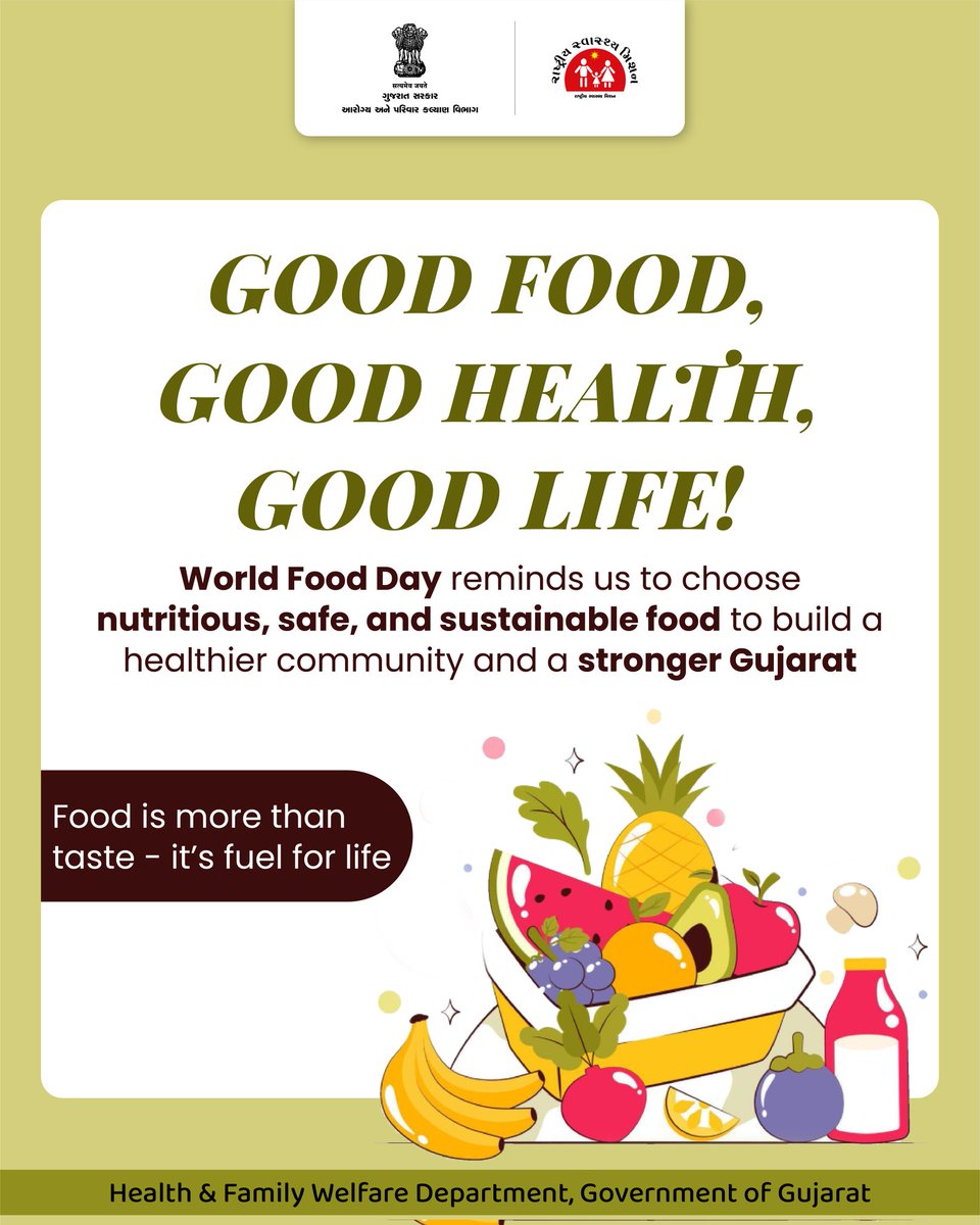 cdho_botad's tweet image. Healthy bites, brighter days,
nourish well in countless ways....
#healthdepartment
#GOG
#spreadawareness
#foodawareness
#Gujarat