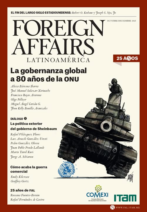 En la #NuevaFAL Jorge A. Schiavon (<a href="/jorgeschiavon/">Jorge Schiavon</a>) analiza la política externa del primer año de gobierno de Claudia Sheinbaum. ¡Suscríbete ya! bit.ly/4nIC8j9