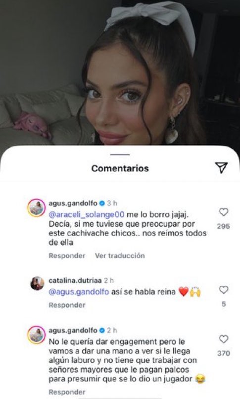 aaaa la novia de lautaro martinez ubicando a la trola esta