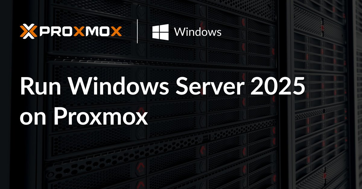 starwindsan's tweet image. Get hands-on with Windows Server 2025 in Proxmox! Our new guide by Karim Buzdar for #StarWind shows you how to set up the VM, load VirtIO drivers, and finish configuration smoothly.

Read more here: starwind.com/s/yh

#StarWind_how_to #WindowsServer2025 #Proxmox #ProxmoxVE…