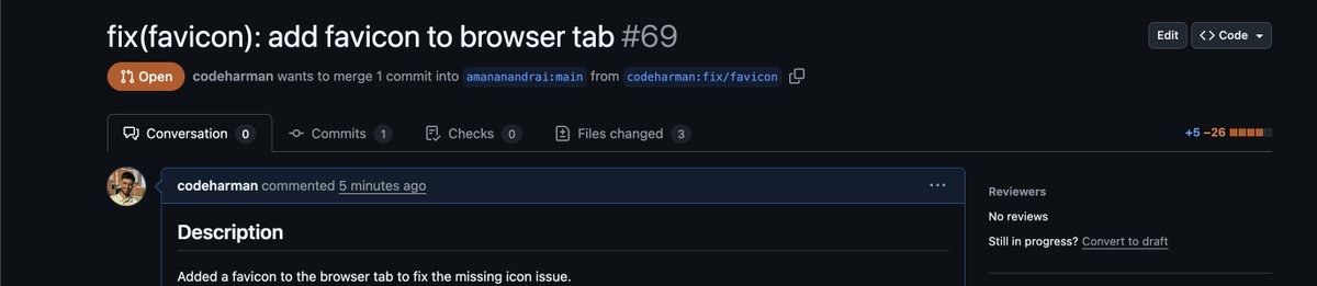 codeharmann's tweet image. Worked on the 2 open source projects for @hacktoberfest
- Learned TypeScript to figure out one issue
#hackerrank #softwareengineering #buildinpublic #100DaysofCode #scrimba #coding #csstudent #dsa #datastructures #hacktoberfest