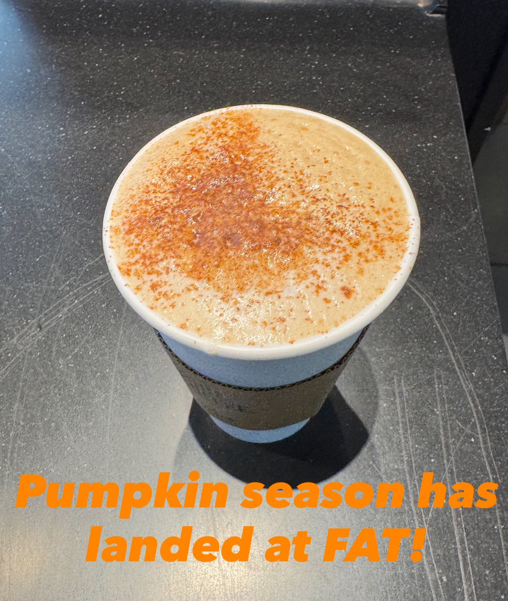 Whether you’re feeling fall, or still hanging on to summer, <a href="/peetscoffee/">Peet's Coffee</a> at <a href="/iflyfresno/">Fresno Yosemite International Airport (FAT)</a> (post-security) has your Pumpkin Pie Latte ready, hot or iced, for however fall may be falling today!
#PeetsCoffee #PumpkinSeason #PumpkinPie #PumpkinPieLatte #FoodTravelExperts #IFlyFresno ✈️