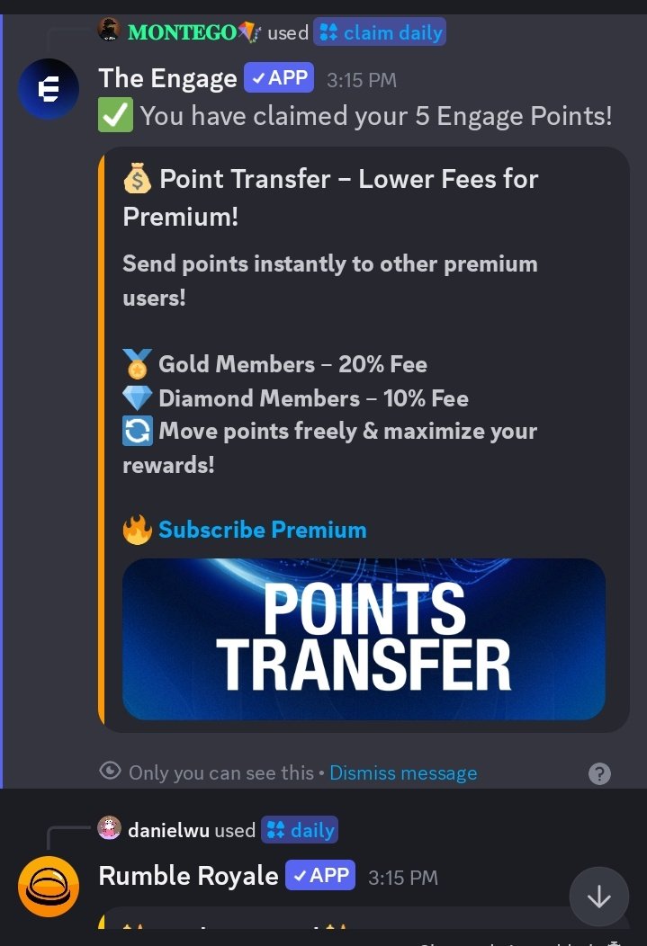 HustleMontego's tweet image. .@brevis_zk discord points claimed for the day
Also did the daily check-in on the new tesnet campaign
Just being consistent and tracking my records