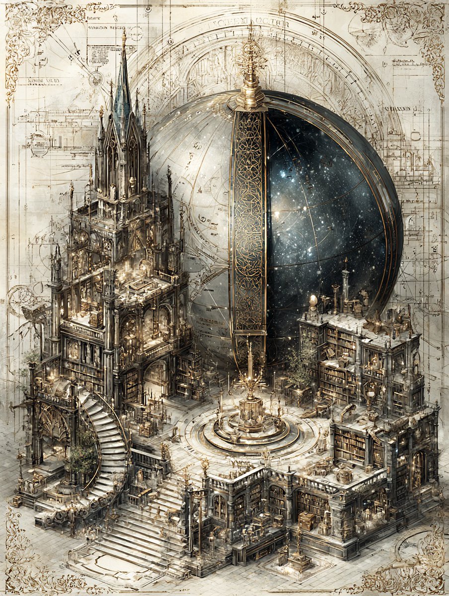 noirya2025's tweet image. The Astronomer’s Sanctum