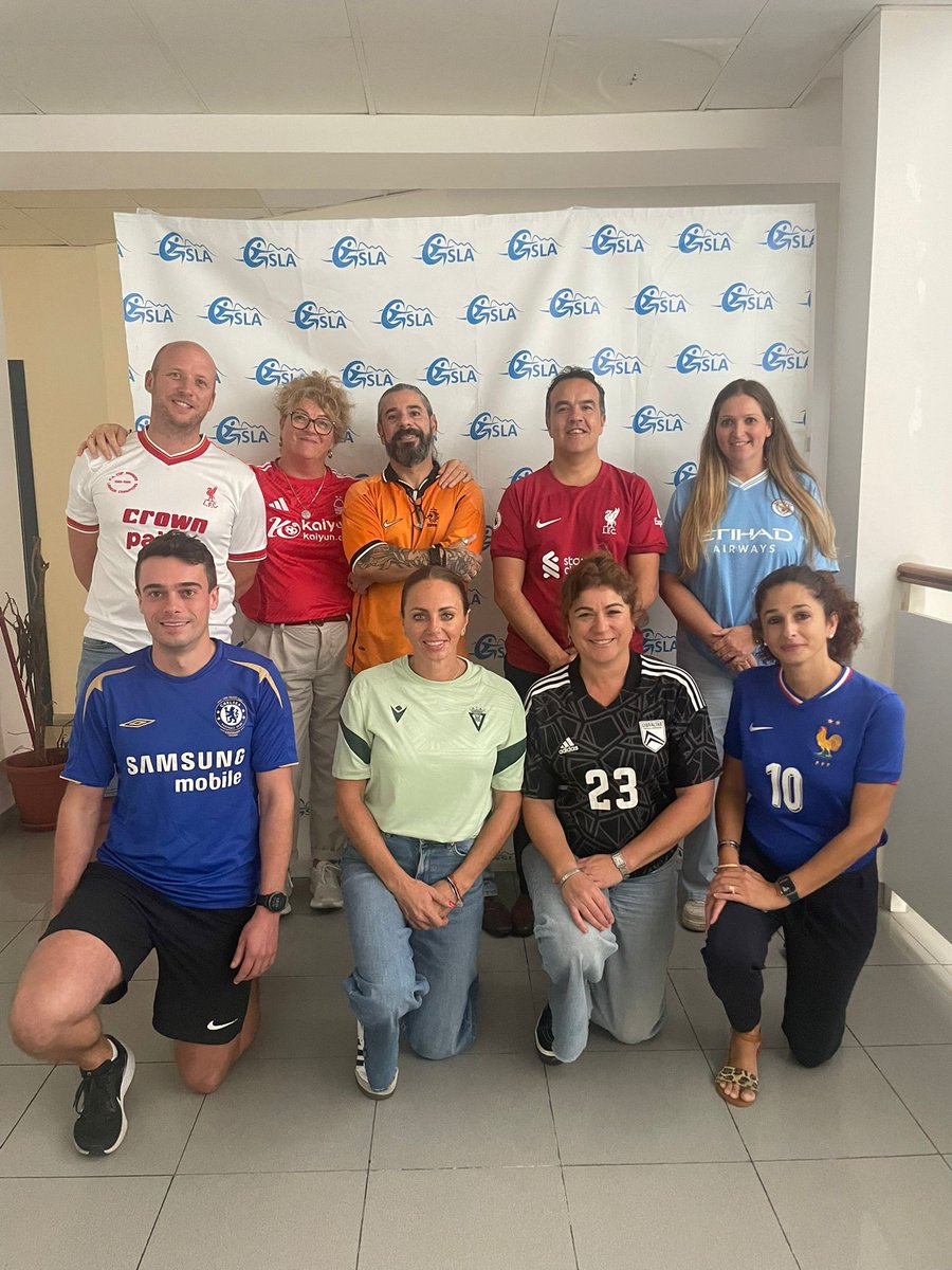 The GSLA  Proudly supporting the Gibraltar Cardiac Association on wear a Football Shirt to work day!