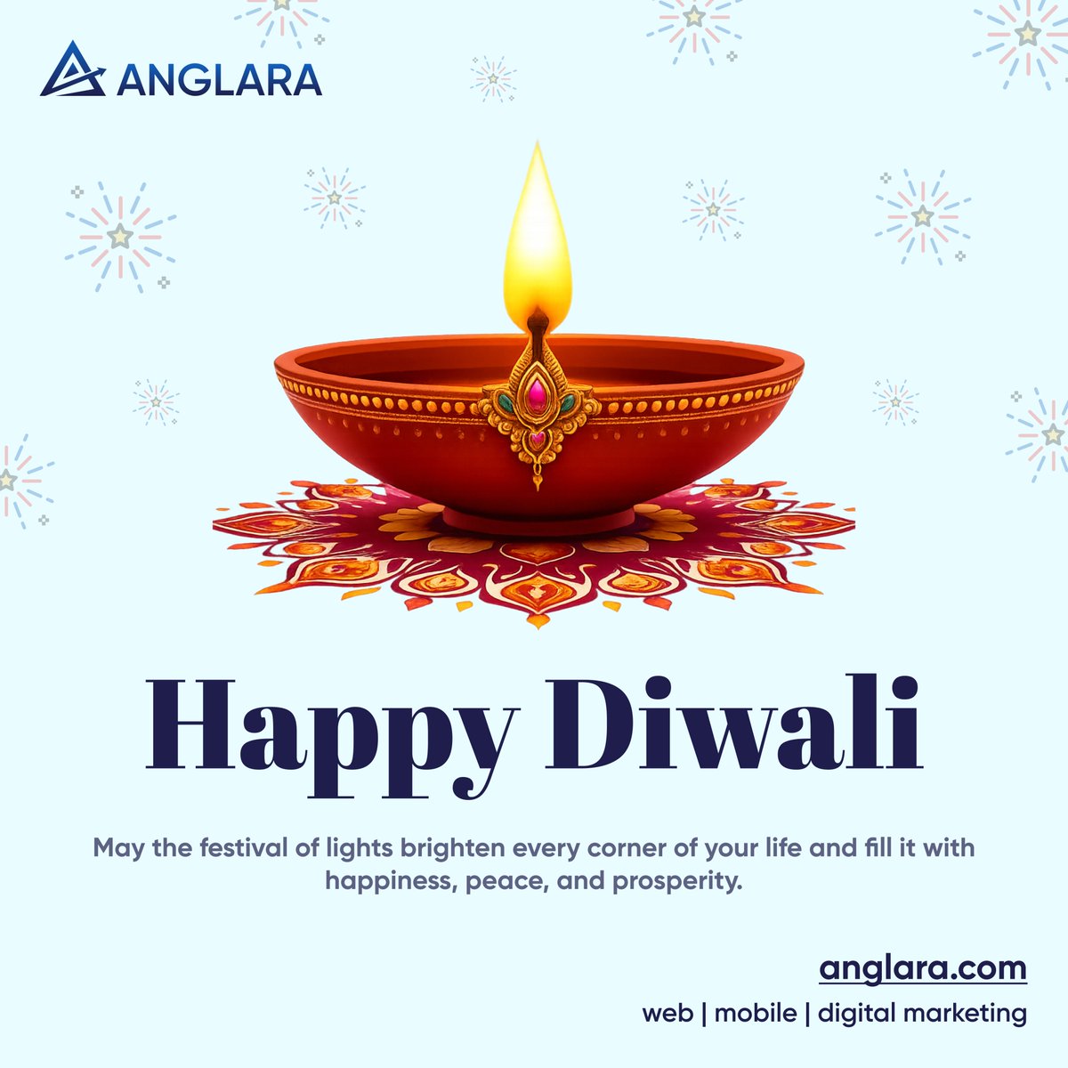 AnglaraDigital's tweet image. Ignite your inner light this #Diwali! 🪔✨

Even the smallest spark can drive big change in life, in work, in the world around us.

Let’s light the way for ourselves &amp;amp; others with positivity, purpose &amp;amp; hope.

Wishing you a #HappyDiwali filled with joy, growth &amp;amp; new opportunities!