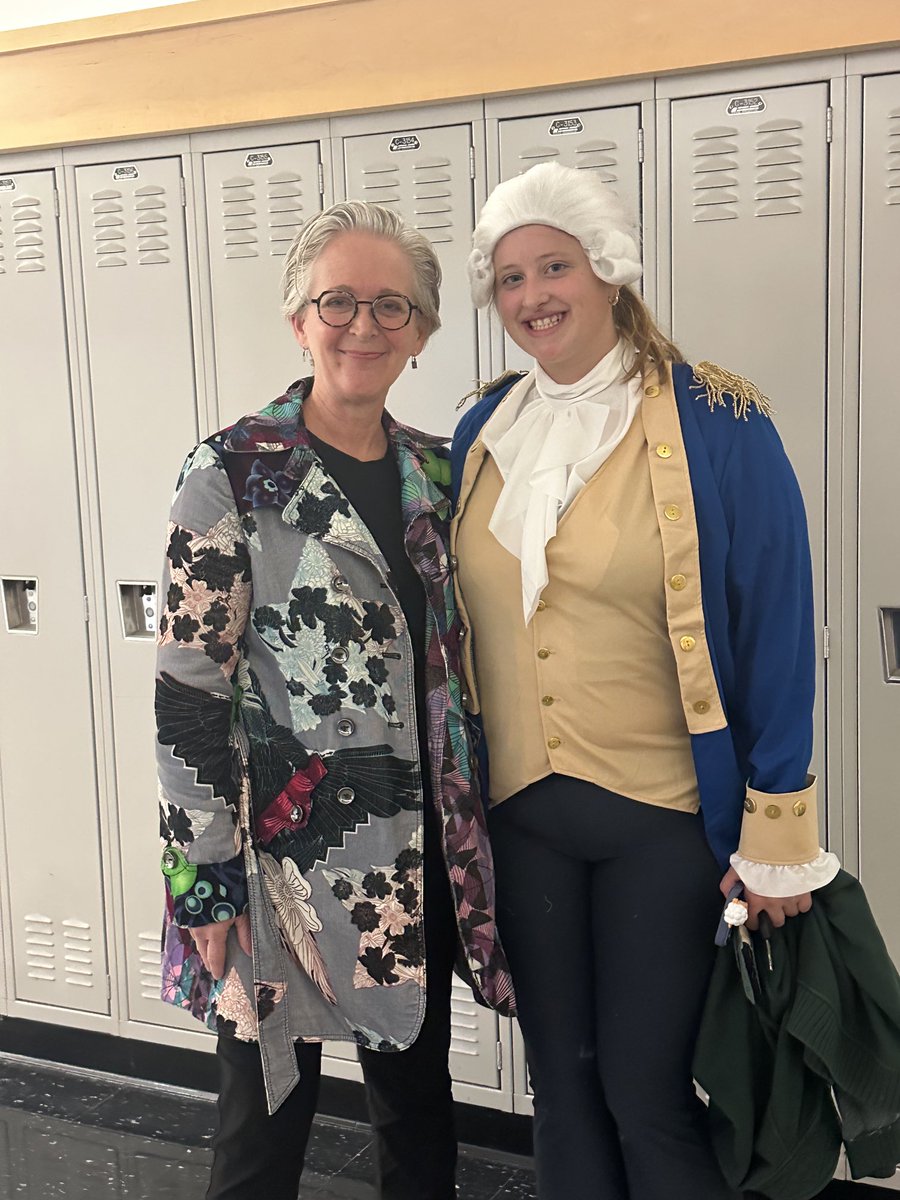 Throwback Thursday at NAHS! Throwing it back to our Founding Father!