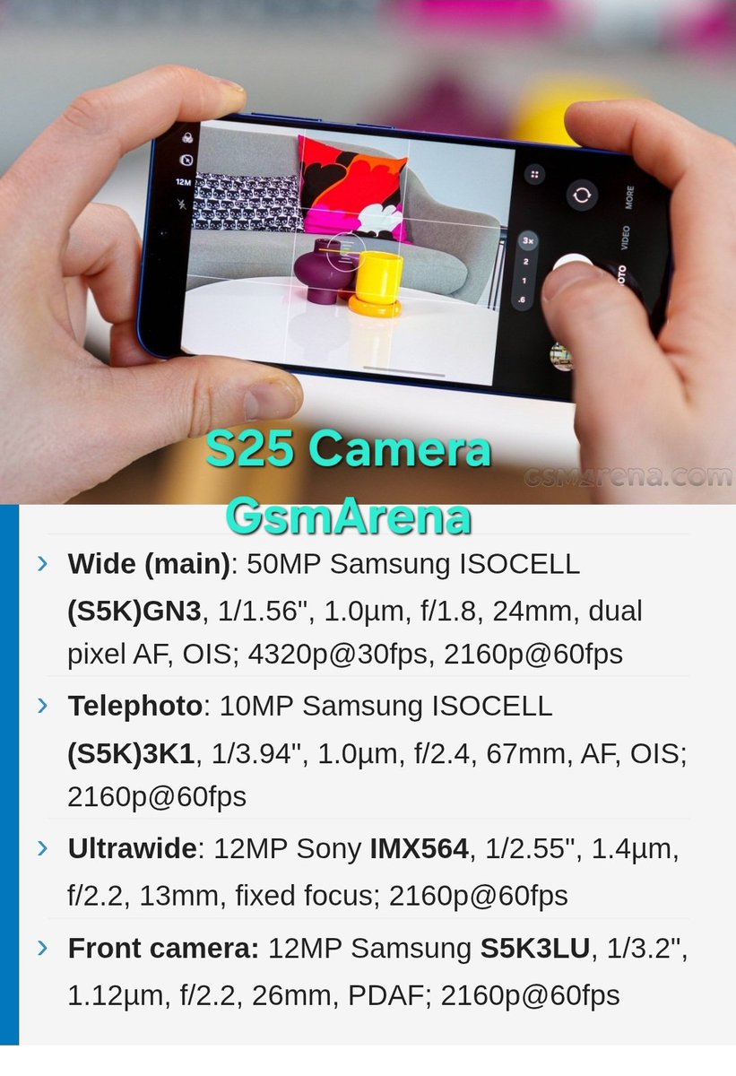tarunvats33's tweet image. Breaking ‼️

Galaxy S26 Pro camera details just leaked via S26 firmware — and guess what? Same sensors as S25, S24, S23, and even S22 😭

The best part? It’s running Exynos again — my least favorite tradition continues 💀