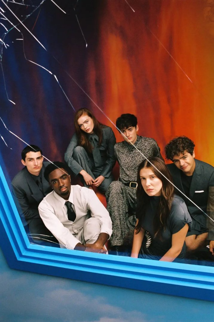 tracklist's tweet photo. BELÍSSIMOS! O elenco de "Stranger Things" é capa da revista TIME. ❤️‍🔥 https://t.co/nfVzOa8bC9