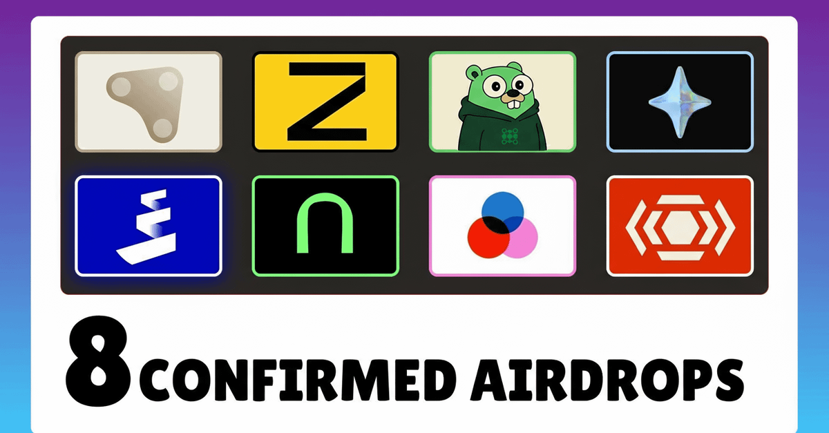 Everyone shouts “CONFIRMED AIRDROP”,
but 99% are pure noise.

These 8 are actually real, funded by top VCs, and live right now

You’ll thank yourself in 6 months for farming these 🧵👇