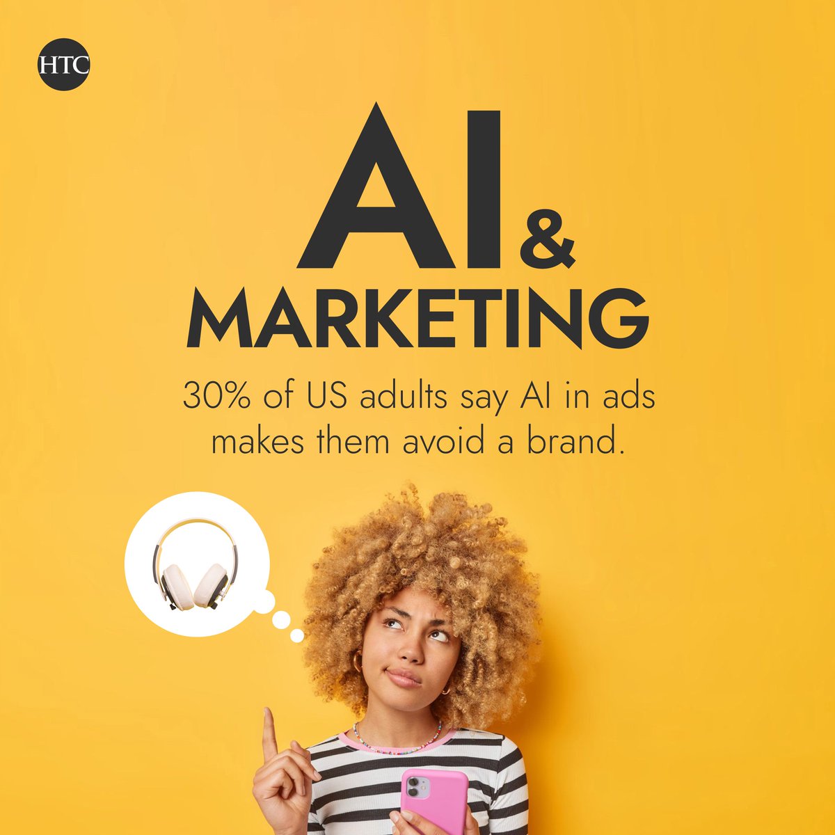 HTCWebSolutions's tweet image. AI may be changing the ad game, but transparency and authenticity are still important. 
#AI #AImarketing #digitalmarketing #authenticity