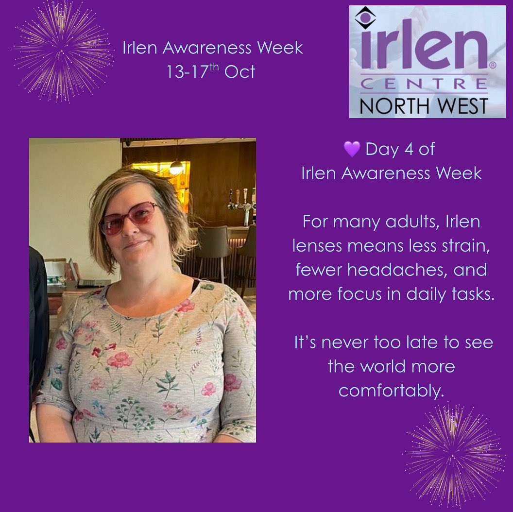 WoodbridgeSEND's tweet image. 💜 Day 4 of #IrlenAwarenessWeek

Irlen lenses can ease visual strain, reduce headaches, and improve focus at any age. It’s never too late to make reading and working more comfortable.

Learn more: irlennorthwest.co.uk

@WoodbridgeTrust @irleninternational