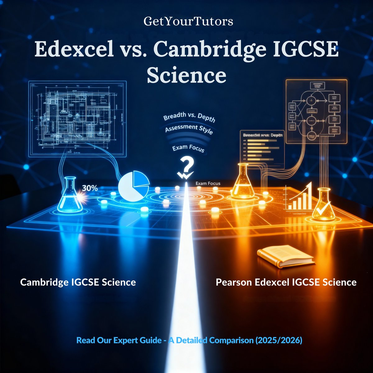 GetYourTutors's tweet image. Edexcel or Cambridge for IGCSE Science? The choice is critical. 🔬
One focuses on application, the other on structure. Our 2025 guide breaks down every difference so you can choose the best path.
Read the expert comparison: getyourtutors.com/guides/edexcel…
#IGCSE #Edexcel #Cambridge