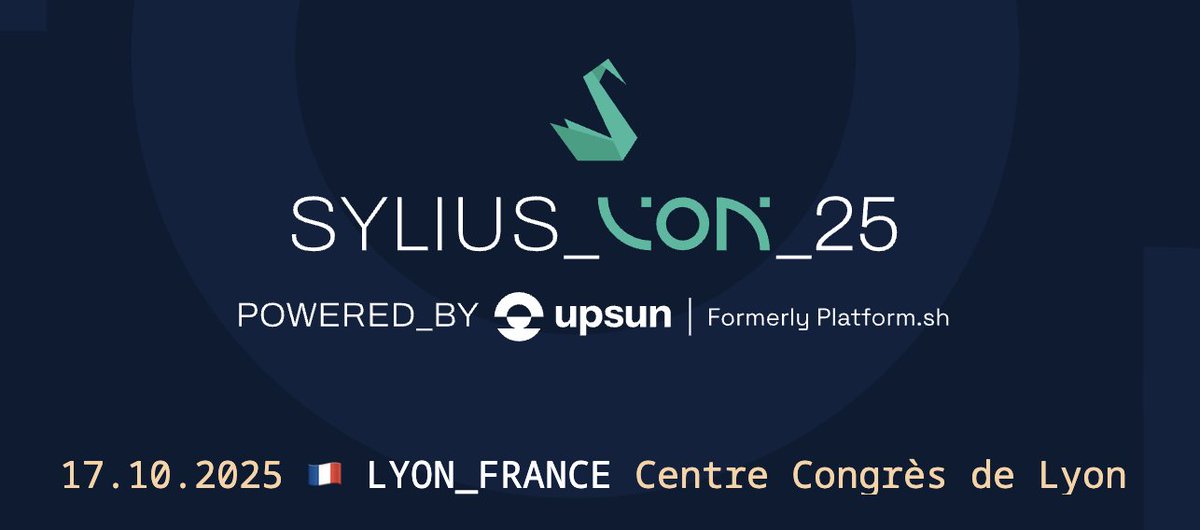 [MEETUP] <a href="/JPansart/">Jodia Pansart</a> représentera l'équipe <a href="/JLRecrutement/">JL Recrutement</a>  demain à la <a href="/SyliusCon/">Sylius Conference</a> à Lyon demain !