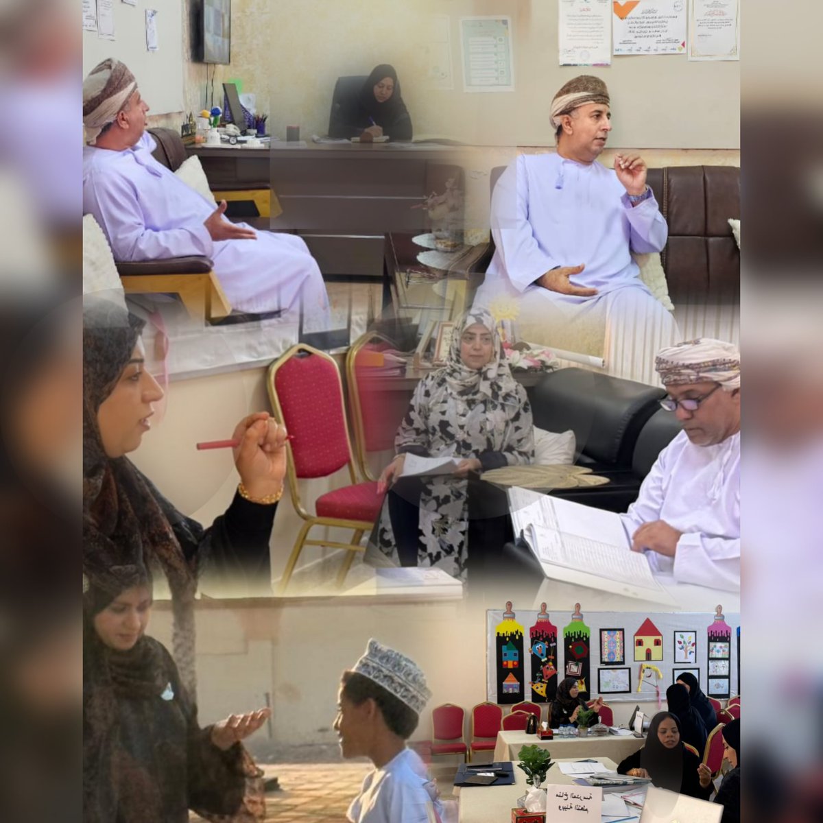 حدث اليوم:
نفذ الفريق رقم (24) للفرق الاشرافية زيارة تشخيصية شاملة، تضمنت متابعة وتحليل أداء
المجالات الخمسة وتقييم مستوى تنفيذها في المدرسة.”

#فعاليات_تعليمية_شمال_الباطنة
#تعلم_مستدام
#مدارسنا_مستقبل_واعد
<a href="/EduGovOman/">وزارة التعليم - سلطنة عُمان</a> <a href="/ictoman/">دائرة تقنيات التعليم</a>