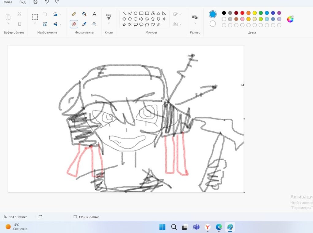 just some silly doodles on a new laptop