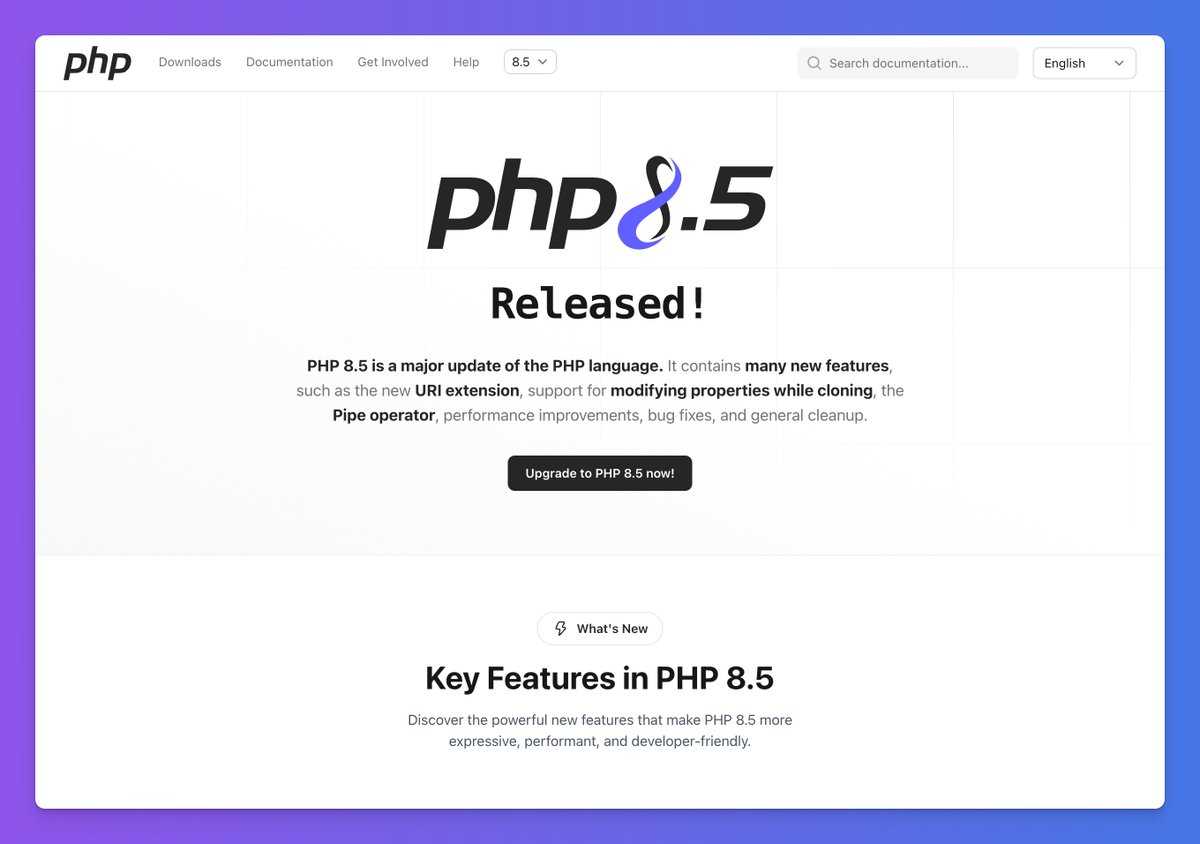 nunowar's tweet image. Working on the @official_php website proposal... The main idea is to keep it as simple as possible, with a consistent UX and a clean UI. Should I keep going?