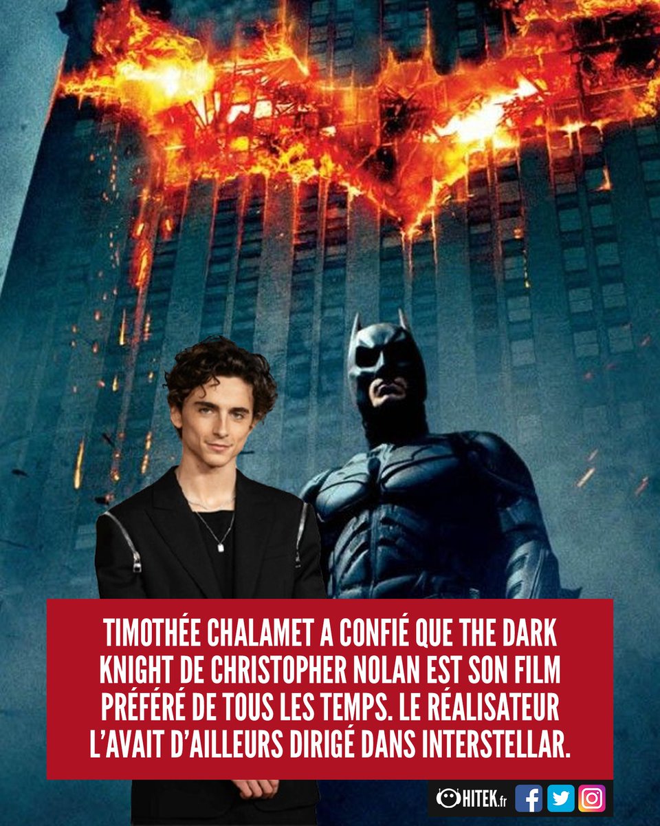 Hitekfr's tweet photo. Êtes-vous d'accord avec #TimothéeChalamet ? 😁 #TheDarkKnight #ChristopherNolan https://t.co/Bc5WnG18gO